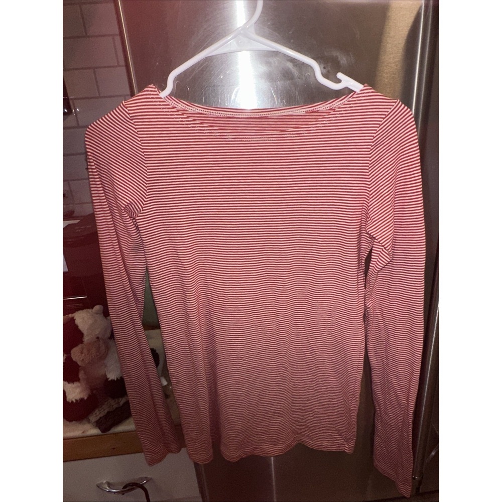 Y2K Brandy Melvile Snug Striped Flattering Long Sleeve T-Shirt